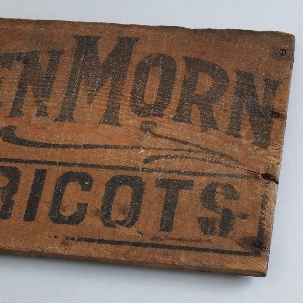 Wooden Box Panel: Golden Morn Apricots