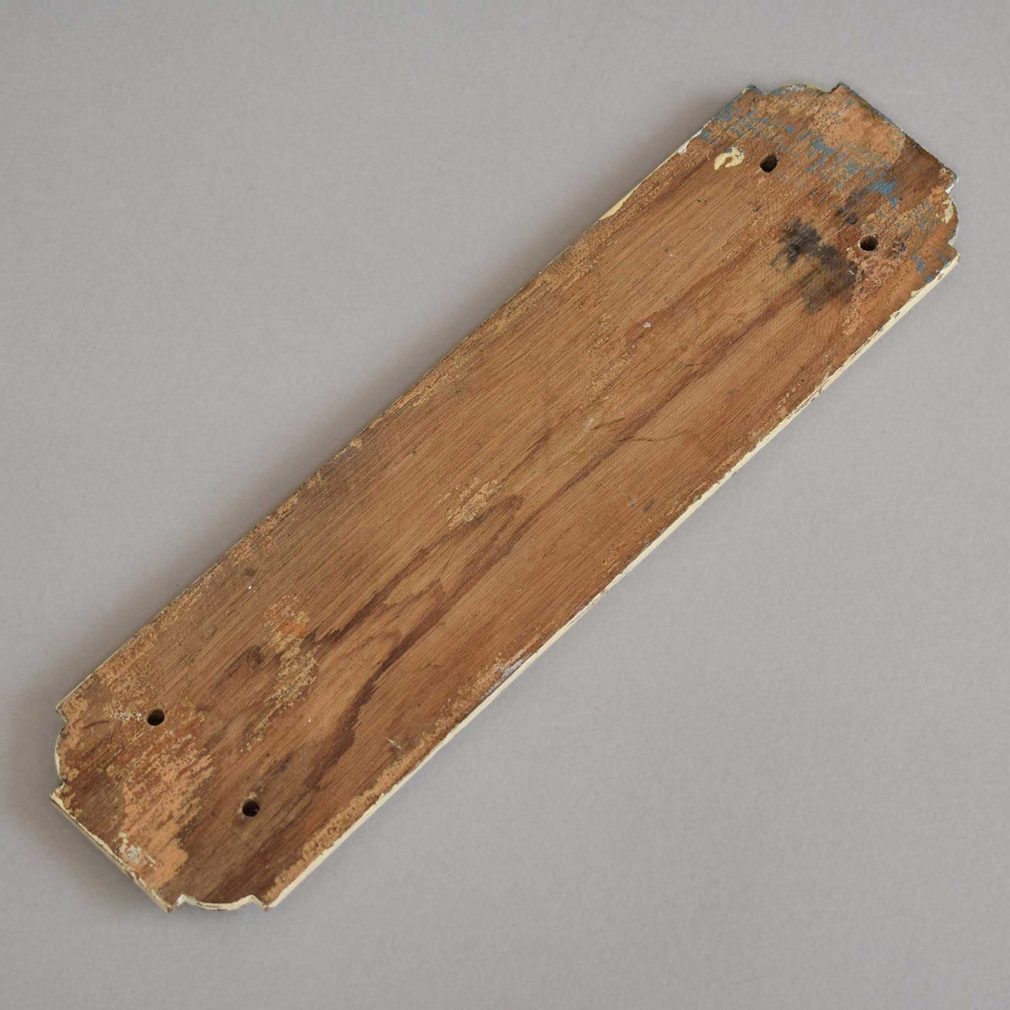 Painted Wooden Door Sign: Baths