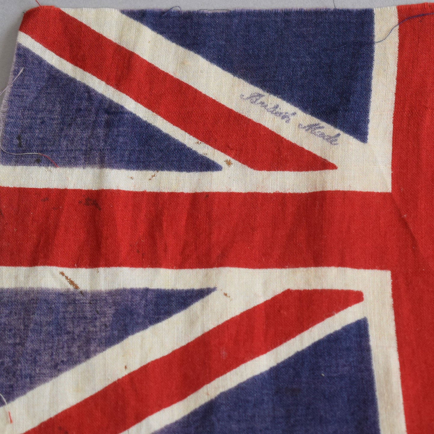 Antique Cotton Union Jack Flag