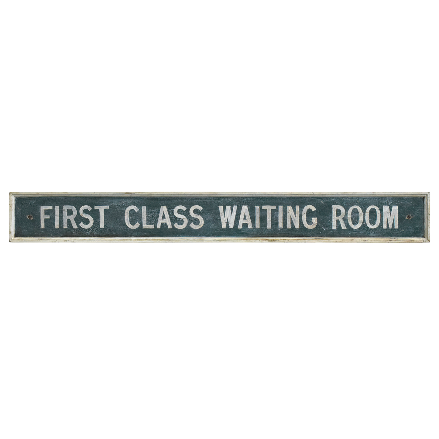 Wooden Train Platform Sign: First Class Waiting Room