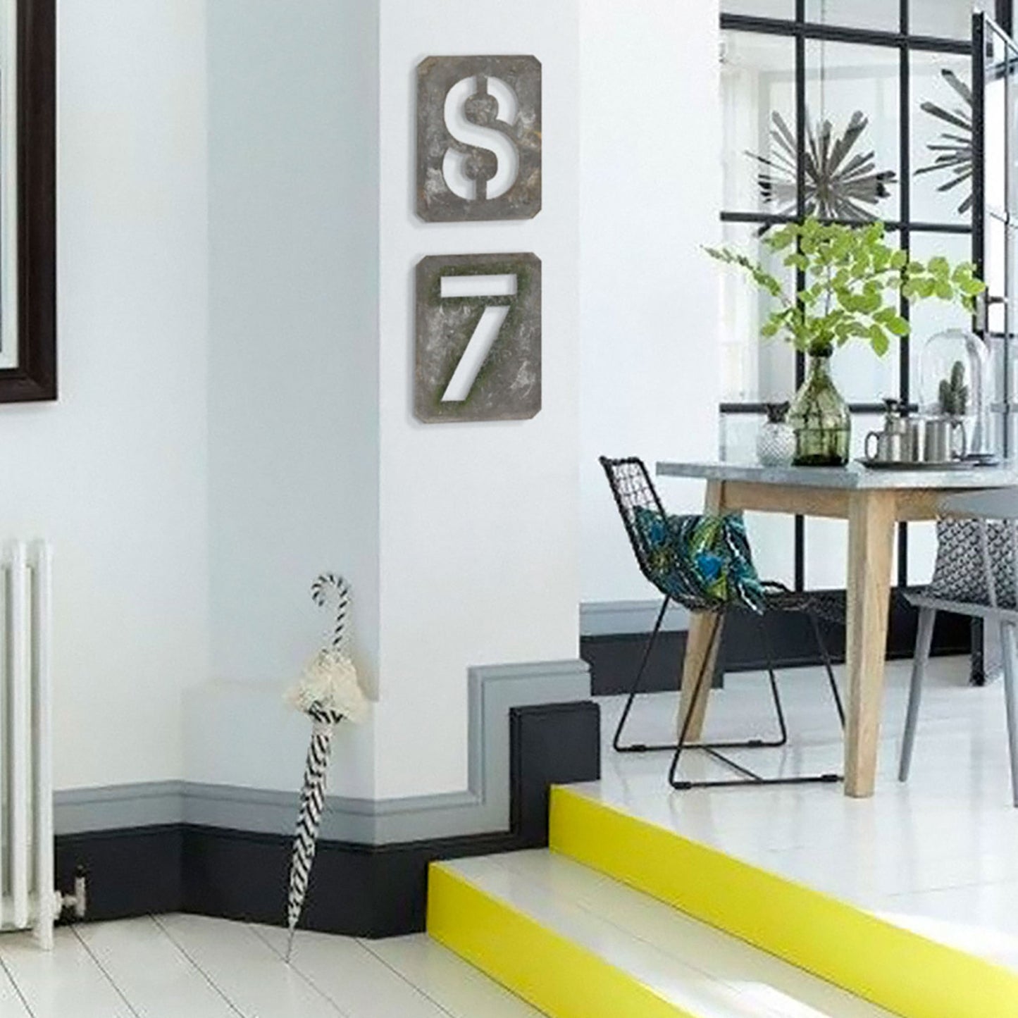 Large Zinc Signwriter's Stencil: 7