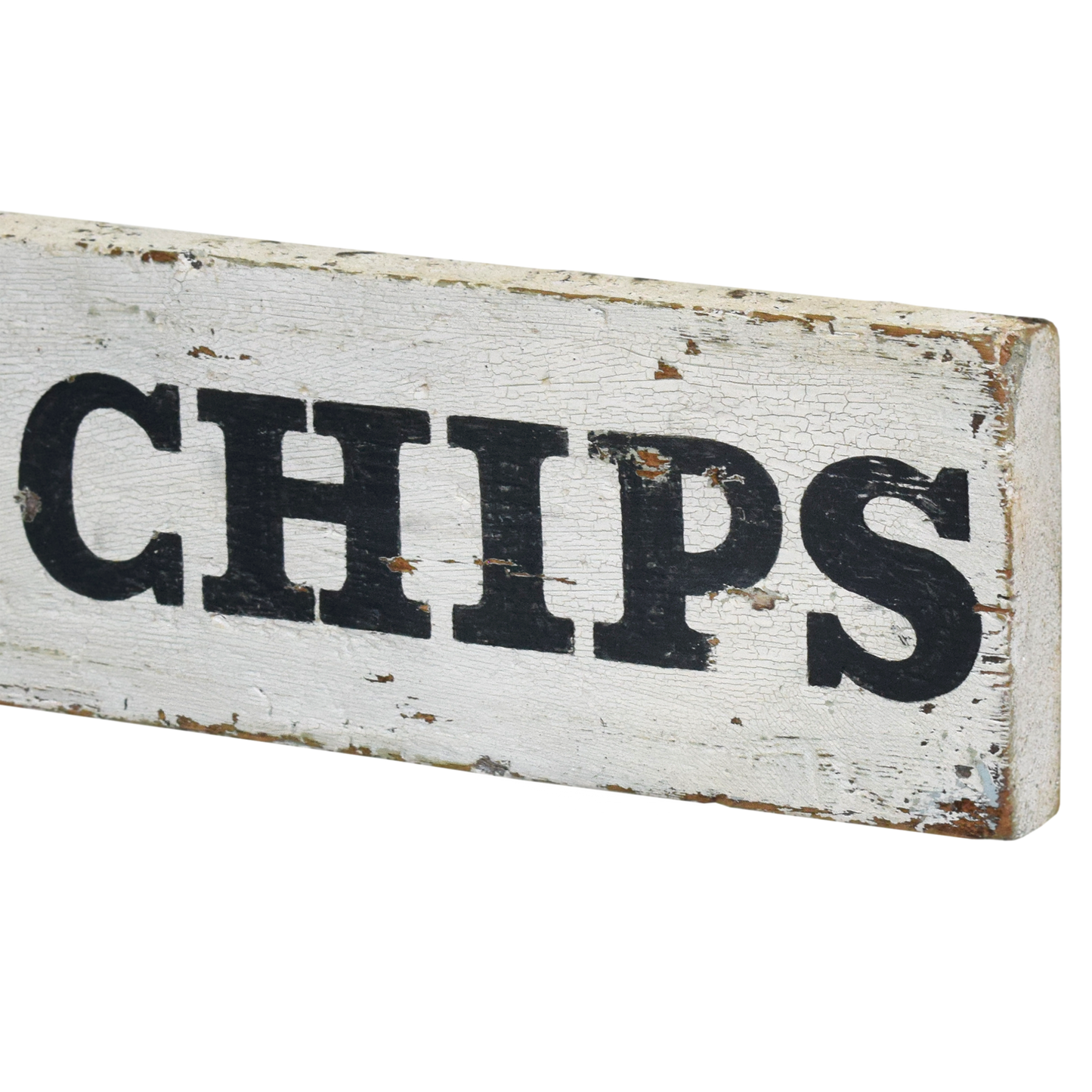 Wooden Shop Sign: Fish 'n' Chips