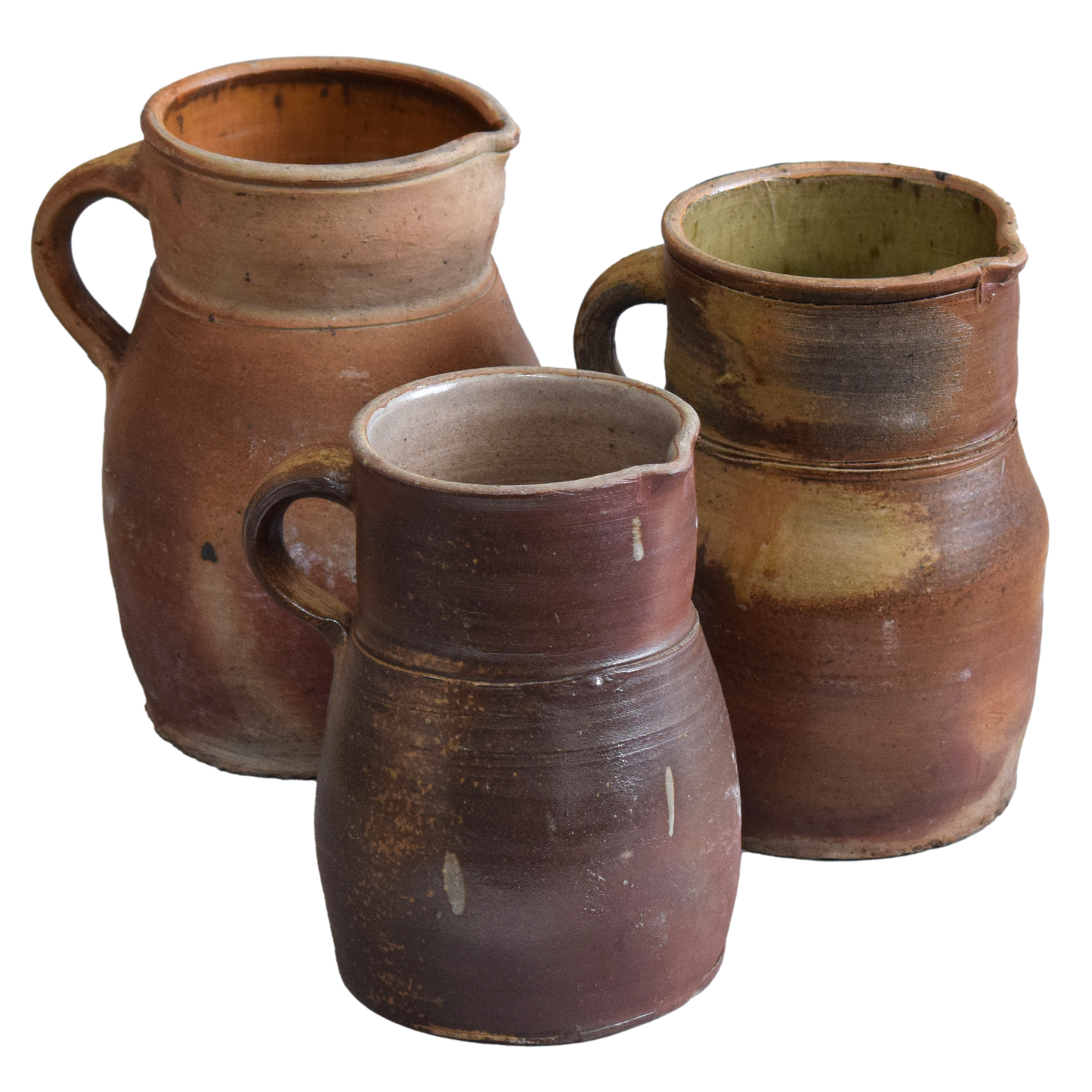 Antique Provincial French Cider Jugs