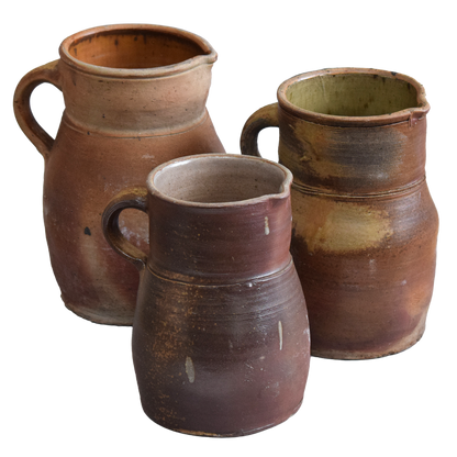 Antique Provincial French Cider Jugs