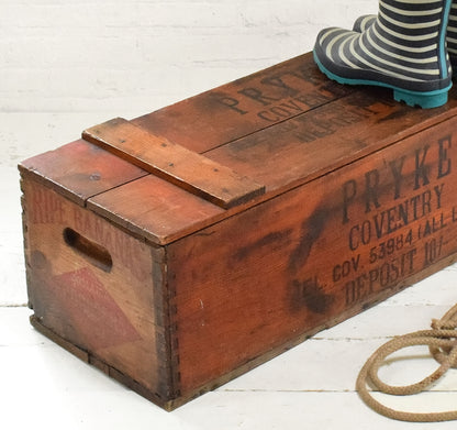 Large Early-1900s Banana Chest