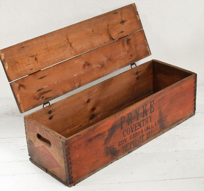 Large Early-1900s Banana Chest