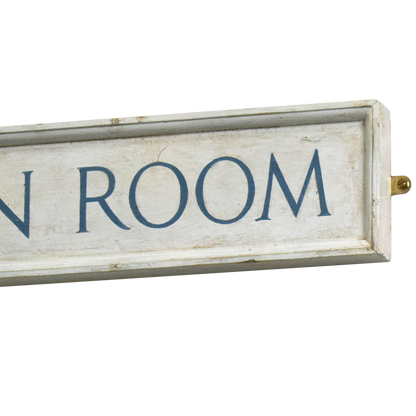 Painted Wooden School Sign: Recreation Room