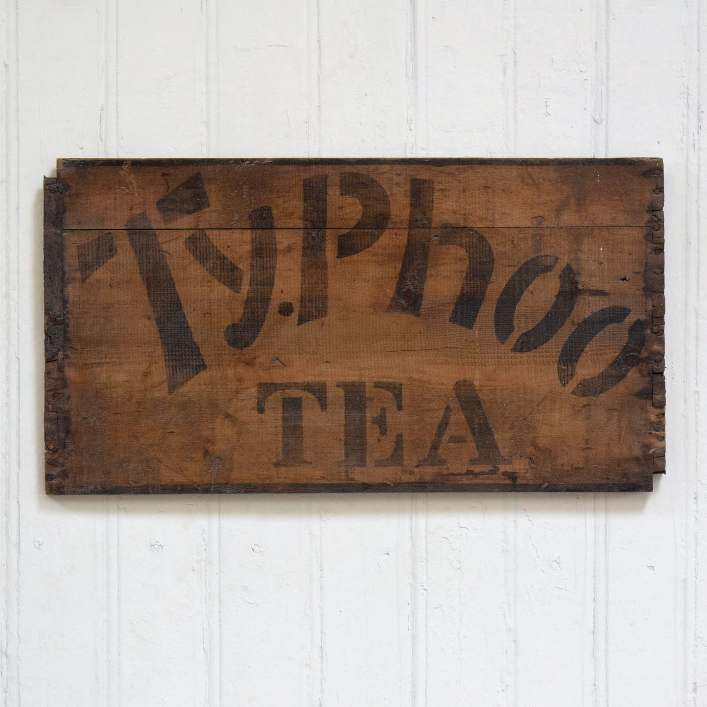Vintage Typhoo Tea Box Panel Advertising Sign