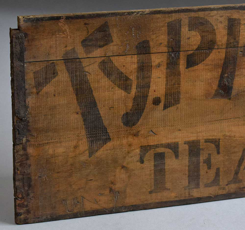 Wooden Box Panel: Typhoo Tea