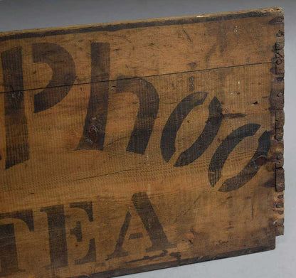 Wooden Box Panel: Typhoo Tea