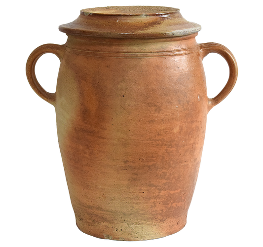 Extra-Large 19th-Century French Confit Pot