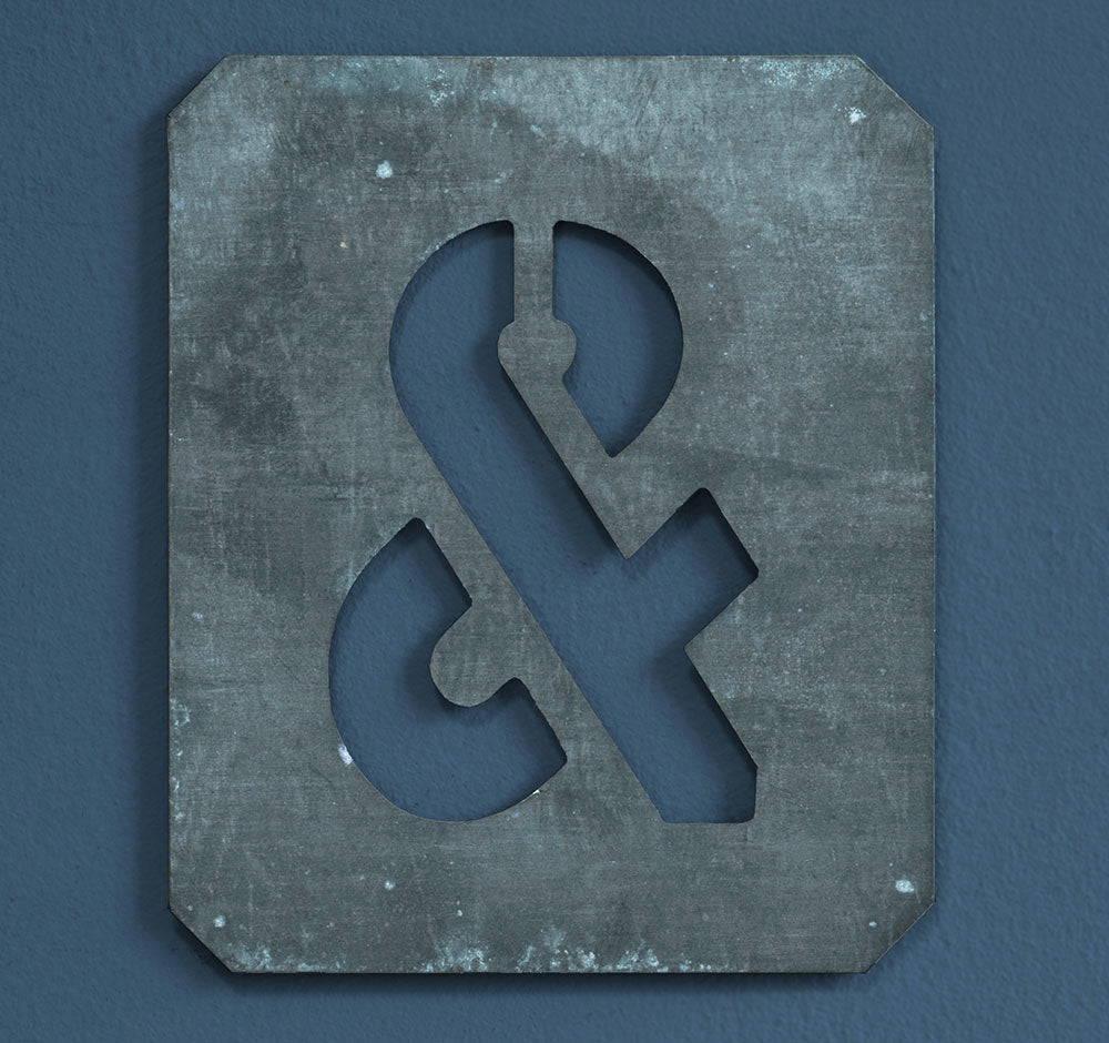 Ampersand Stencil